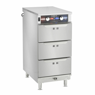 FWE PHTT-3DR-6 18.5" W Stainless Steel Free Standing Clymate IQ Heated Holding and Humidified Drawer - 120 Volts