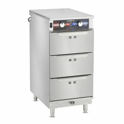 FWE PHTT-3DR-6 18.5" W Stainless Steel Free Standing Clymate IQ Heated Holding and Humidified Drawer - 120 Volts