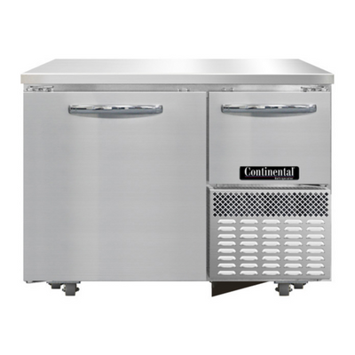 Continental Refrigerator FA43SN-U 43&quot; W Undercounter Freezer Shallow Depth Base - 115 Volts