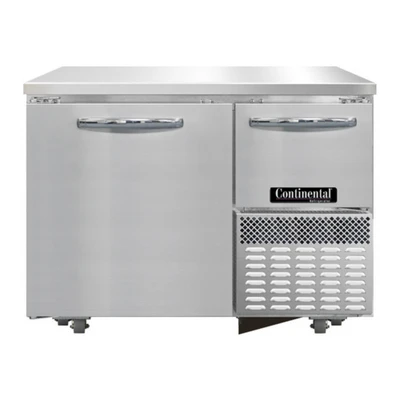 Continental Refrigerator FA43SN-U 43" W Undercounter Freezer Shallow Depth Base - 115 Volts