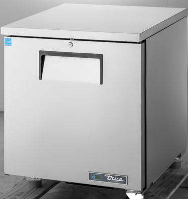 True TUC-27C-HC Stainless Steel 1 Section Undercounter Refrigerator - 115 Volts
