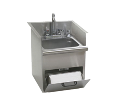 Eagle Group HWB-E 16.5" W Stainless Steel One Compartment Drop-In Hand Sink