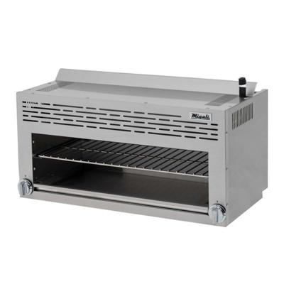 Migali C-CM-36-NG 36" W Stainless Steel Countertop Natural Gas Competitor Series Cheese Melter - 43,000 BTU