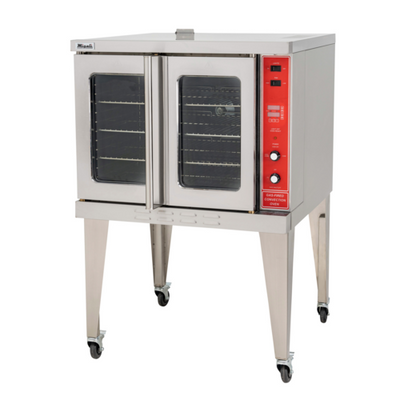 Migali C-CO1-SD-LP Competitor Series 38.2"W Stainless Steel Liquid Propane Convection Oven - 46,000 BTU