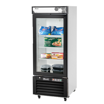 Migali C-10FM-HC 10 Cu. Ft. Stainless Steel 1 Glass Door Reach-In Competitor Series Freezer - 115 Volts
