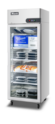 Migali C-1FG-HC 21.4 Cu. Ft. Stainless Steel 1 Glass Door Reach-In Competitor Series Freezer - 115 Volts
