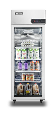 Migali C-1RG-HC 21.4 Cu. Ft. Stainless Steel One-Section Reach-In Competitor Series Refrigerator - 115 Volts