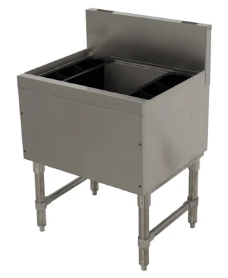 Advance Tabco PRI-24-18 51 Lbs. Stainless Steel Prestige Ice Chest without Cold Plate