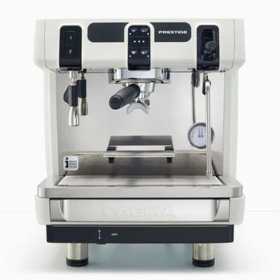 Espresso Soci PRESTIGE COMPACT TALL CUP AS A/1 Faema Prestige Compact Tall Cup 1 Group Espresso Machine with Patented Thermosyphonic Adjustable Knobs - 110 Volts