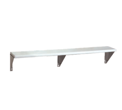 Advance Tabco TCB-5-10 77.75" W x 10" D Plastic Shelf with Cutting Board