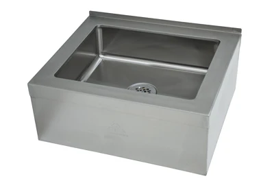 Advance Tabco 9-OP-18 18" W x 18" D x 14" H Stainless Steel Floor Mounted Mop Sink
