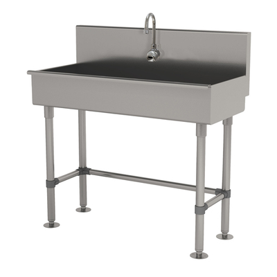 Advance Tabco 19-FM-1-EFADA 40" W 16 Gauge 304 Stainless Steel Service Sink