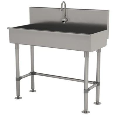 Advance Tabco 19-FM-1-EFADA 40" W 16 Gauge 304 Stainless Steel Service Sink