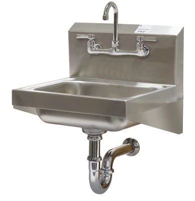 Advance Tabco 7-PS-57 17.25" W 20 Gauge 304 Stainless Steel Wall Mounted Hand Sink