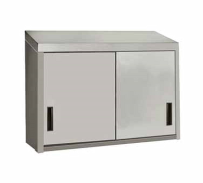 Advance Tabco WCS-15-72 72" W Stainless Steel 2 Sliding Doors Enclosed Wall Mount Cabinet