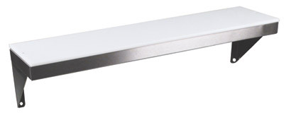 Advance Tabco TCB-4-10 62.43" W x 10" D Plastic Shelf with Cutting Board