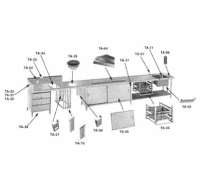 Advance Tabco TA-96B Stainless Steel Tube Can Opener Surface Mount Provision