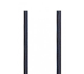 Quantum QTR48 48" H Black Powder Coated Steel Tip Out Bin Rails