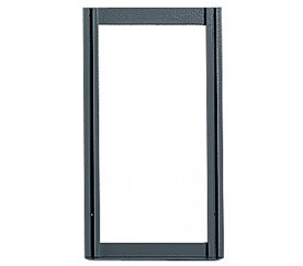 Quantum QTF320 24" W x 14" H Black Powder Coated Steel Tip Out Bin Portable Frame