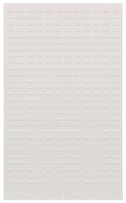 Quantum QLP-3661HC 36" L x 61" H Oyster White Enamel 16 Gauge Steel Heavy-Duty Wall Mounted Louvered Panel