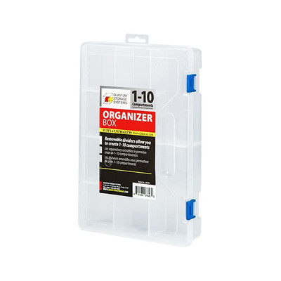 Quantum QB800 6.75" L x 4.75" W x 2.25" H Compartment Storage Box