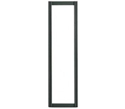 Quantum QTF70 70" H Black Powder Coated Steel Tip Out Bin Frame