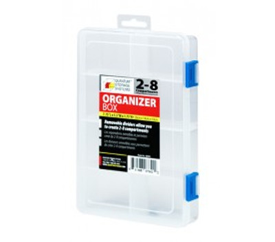Quantum QB400 7.75" L x 5.5" W x 1.75" H Compartment Storage Box