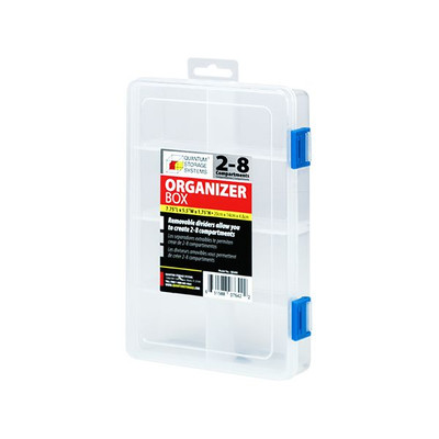 Quantum QB400 7.75" L x 5.5" W x 1.75" H Compartment Storage Box