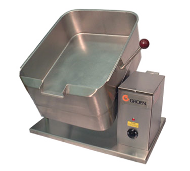 Groen TD/FPC 10 Gal. Stainless Steel Electric Countertop Braising Pan - 208 Volts