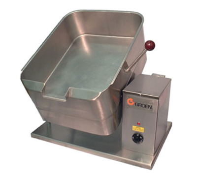 Groen TD/FPC 10 Gal. Stainless Steel Electric Countertop Braising Pan - 208 Volts