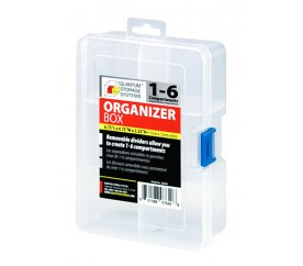 Quantum QB300 6.75" L x 4.75" W x 2.25" H Compartment Storage Box
