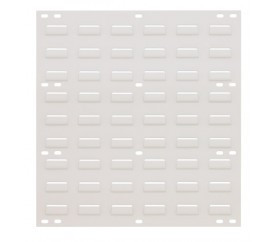 Quantum QLP-1819HC 18" L x 19" H Oyster White Enamel Heavy Duty 16 Ga. Steel Louvered Panel