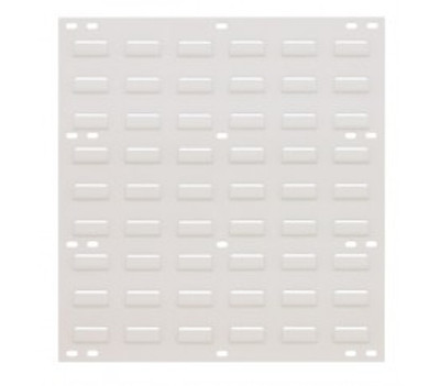 Quantum QLP-1819HC 18" L x 19" H Oyster White Enamel Heavy Duty 16 Ga. Steel Louvered Panel
