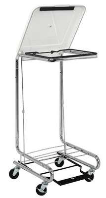 Quantum 18-M-HAMP 42 Gal. Single Bag Chrome Hamper