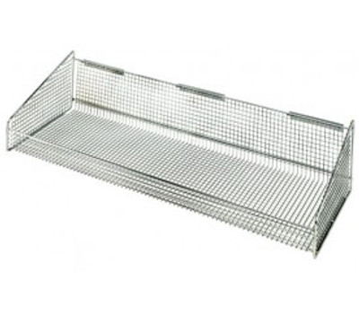 Quantum 1035HBC 125 Lbs. Chrome Plated Finish Partition Wall Hanging Basket