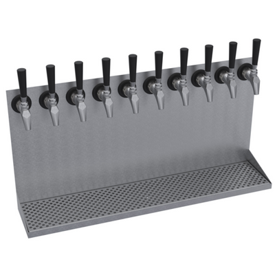 Krowne KWMDT-10S 30&quot; OA Length Brushed Stainless Steel Krowne Wall Mounted Drip Tray