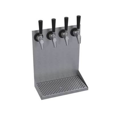 Krowne KWMDT-4S 15&quot; OA Length Brushed Stainless Steel Krowne Wall Mounted Drip Tray