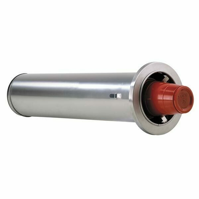 Dispense-Rite ADJ-2 22" Tube Stainless Steel In-Counter Cup Dispenser