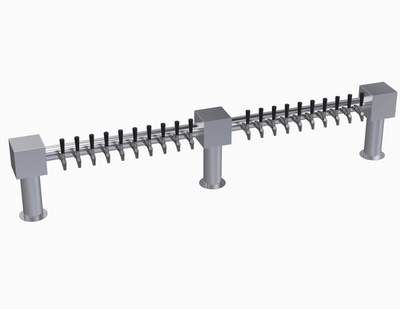 Krowne KHH-20S 20 Faucets Stainless Steel Countertop Krowne Hammer Head Tower