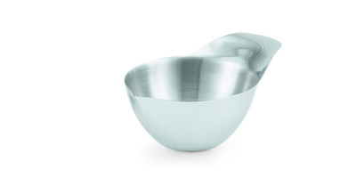 Vollrath 46655 1 3/8" Bowl Height x 2 3/4" Bowl Dia. x 7/8" Handle Length 3 Oz. 18/8 Stainless Steel One-Piece Construction Ramekin