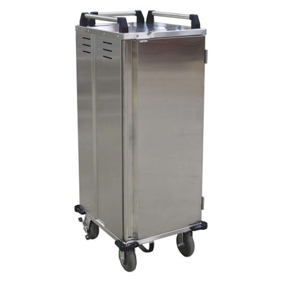 Lakeside ST1D1T8 8 Trays Stainless Steel Stealth Series Tray Delivery Cart