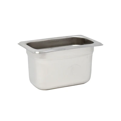 Omcan USA 80283 6" Deep Stainless Steel Solid 0.11 Size Steam Table Pan