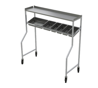 Alluserv SS72SS 72" W Stainless Steel Tray Starter Station