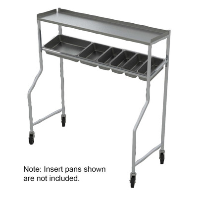 Lakeside SS72SS 72" W Stainless Steel Tray Starter Station