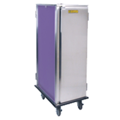 Alluserv TDCPT24 24 Trays Stainless Steel Choice Room Service Delivery Cart