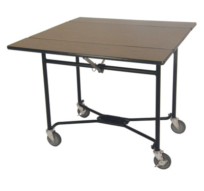 Lakeside 74413 36" W Plastic Laminated Wood Square Top Choice Series Room Service Table