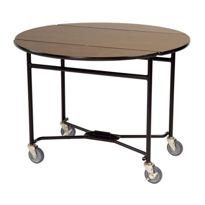 Lakeside 74412 40" W Plastic Laminated Wood Round Top Choice Series Room Service Table