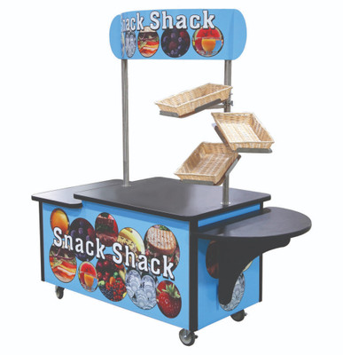 Lakeside 768 84.5" W 20 Gauge Breakfast Snack Cart