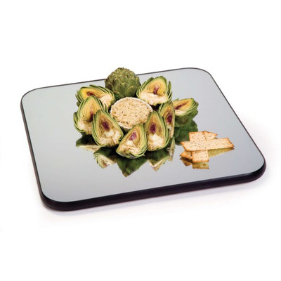 Lakeside 272 12" W Glass Square Mirror Tray