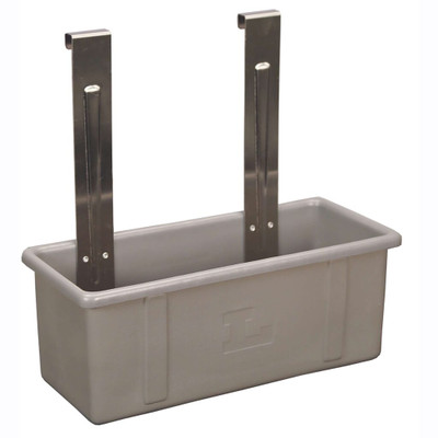 Lakeside 208 15.75" W Gray Polyethylene Silver and Flatware Box with Stainless Steel Hanger Straps